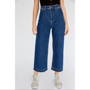 Free People Devon Wide Leg Crop Jean